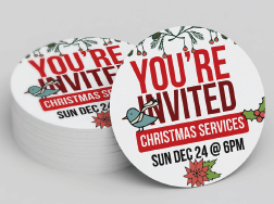 Order Christmas Invite Cards from ChurchINK.com